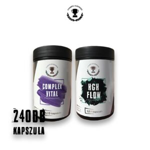4. csomag / Complex Vital & HGH Flow / Tesztoszteron fokozó erő pack | 240db kapszula